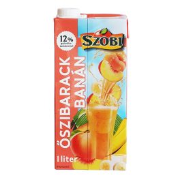 Szobi üdítő őszibarack-banán 12% - 1000 ml