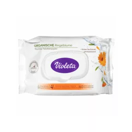   Violeta nedves toalettpapír sensitive, antiallergén - 60 db