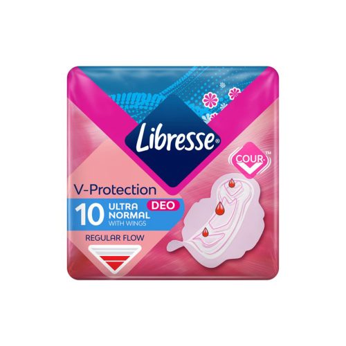 Libresse Ultra Deo Fresh Wings egészségügyi betét - 10 db