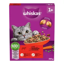 Whiskas száraz marha 300g