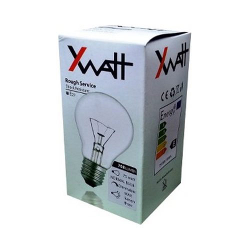 XWATT rezgésálló izzó, normál, E27, 75W