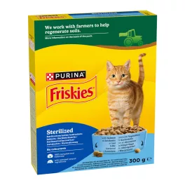   FRISKIES steril lazac zöldségekkel száraz macskaeledel 300g