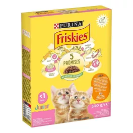   FRISKIES csirke/tej és hozzáadott zöldségek száraz macskaeledel 300g