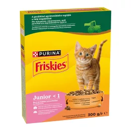   FRISKIES csirke/tej és hozzáadott zöldségek száraz macskaeledel 300g