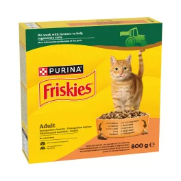   FRISKIES csirkés hozzáadott zöldségekkel száraz macska - 800 g