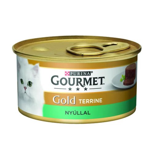 GOURMET GOLD nyúl nedves macskaeledel - 85g