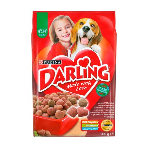 DARLING marha zöldségekkel száraz kutyaeledel - 500g