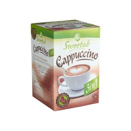   Sweetab Cappuccino 3 in 1 kávéspecialitás fruktózzal 10 db - 100g