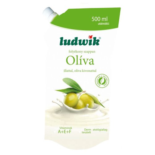 Ludwik folyékony szappan utántöltő olíva illattal - 500ml