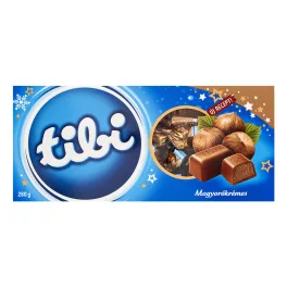 Tibi szaloncukor tejcsokoládé mogyorókrémmel - 280 g