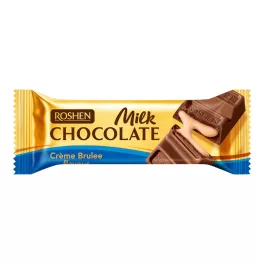 Roshen szelet tejcsokoládé créme brulée - 33 g