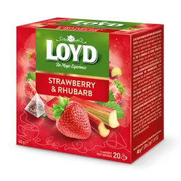 Loyd piramis tea eper-rebarbara 40g