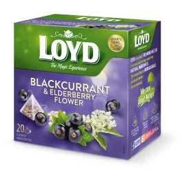 Loyd piramis tea feketerib-bodza 40g