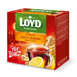Loyd piramis HOT tea gyömbér-citrom-méz 40g