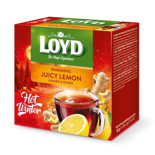 Loyd piramis HOT tea gyömbér-citrom-méz 40g