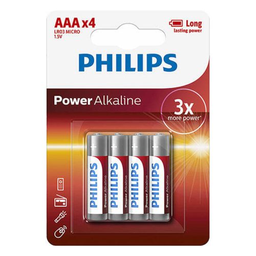 Philips Power Alkaline AAA elem - 4 db