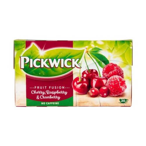Pickwick tea Fruit Fusion meggy-áfonya-málna - 40 g.