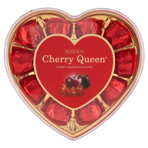 Cherry Queen étcsokoládés alkoholos-meggyes bonbon - 122g