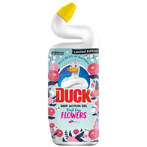 Duck WC tisztító folyadék First Kiss Flowers - 750 ml