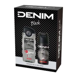   DENIM Black ajándékcsomag (tusfürdő 250ml+deo spray 150 ml)