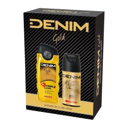   DENIM Gold ajándékcsomag (tusfürdő 250ml+deo spray 150 ml)