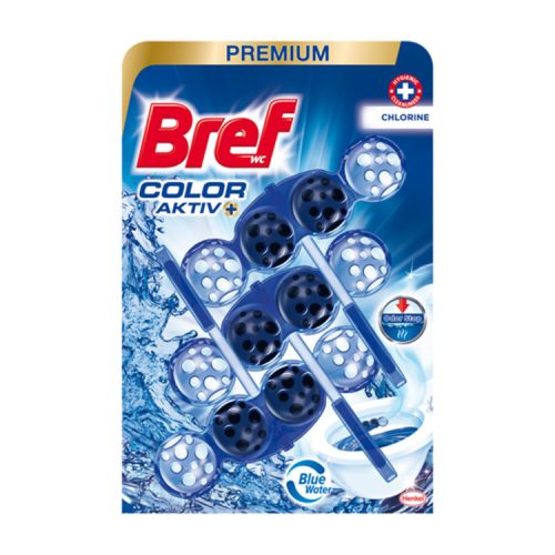 Bref Color Aktiv WC frissítő Chlorine - 3x50g