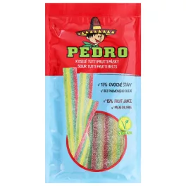 Pedro gumicukor tutti frutti belts vegán - 80g