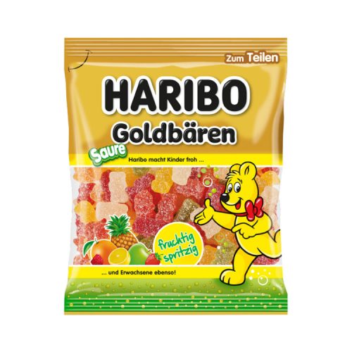 Haribo Goldbären Saure gumicukor - 80 g