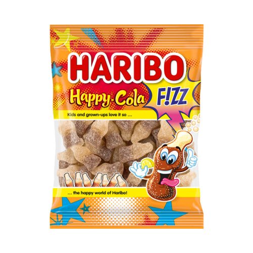 Haribo Happy Cola Fizz gumicukor - 80 g