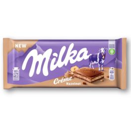   Milka alpesi tejcsokoládé mogyorós krémtöltelékkel - 85g