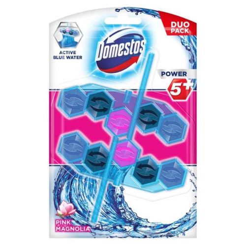Domestos Blue Water wc-rúd Pink Magnolia - 2x53g
