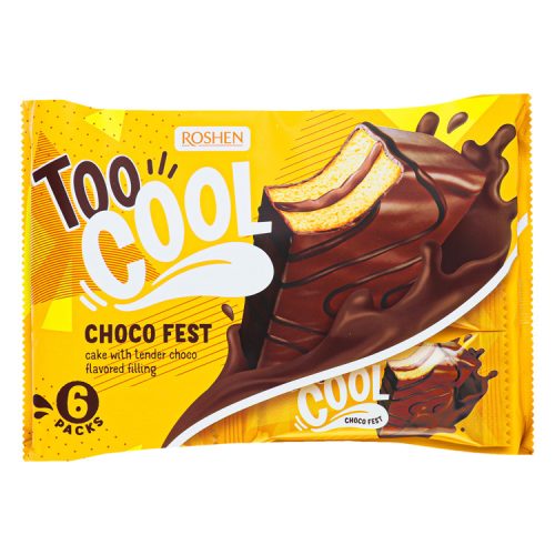 Too Cool Choco Fest csokoládé ízű krémmel töltött piskóta - 270 g