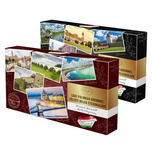 Magyarország desszert pálinkás krémmel töltött étcsokoládé - 100 g