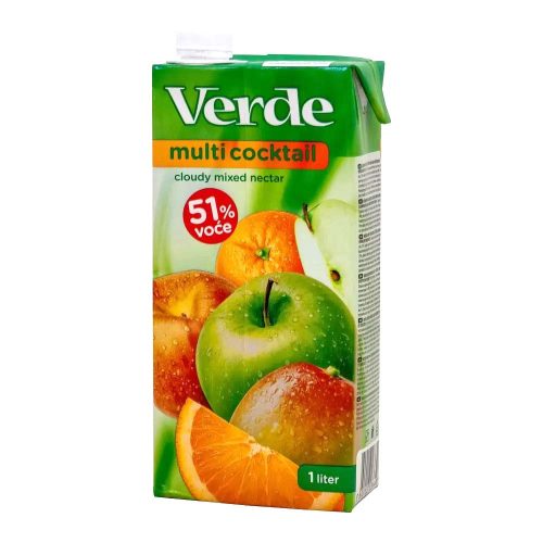 Verde alma-mangó-őszibarack-narancs nektár 51% - 1l