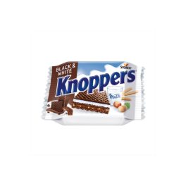   Knoppers Black&White tejes-mogyorós ostya kakaós tejbevonóval - 25g