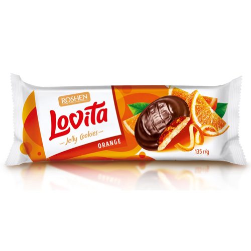 Lovita piskótatallér narancsos - 135 g