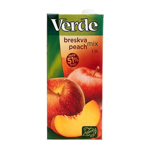 Verde őszibarack és alma nektár 51% - 1l