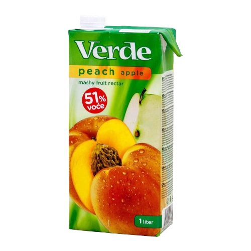 Verde őszibarack és alma nektár 51% - 1l