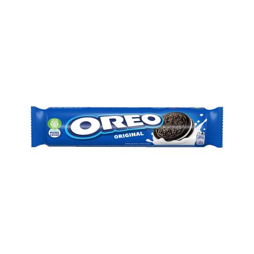 Oreo Original vaníliaízű töltelékkel töltött kakaós keksz - 154g