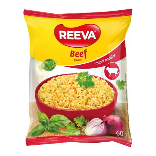 REEVA instant tésztaleves marhahúsos íz - 60g