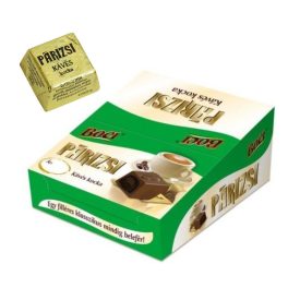   Párizsi kocka kakaós, kávés, alkoholos krémes tejcsokoládé - 12,5 g