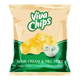 Viva Chips tejfölös-kapros - 50 g