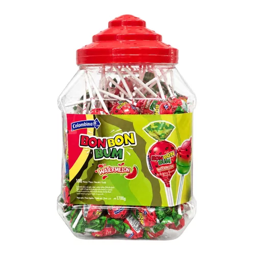 Bon bon bumm rágós nyalóka watermelon - 17g