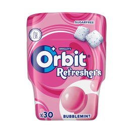   Wrigleys Orbit Refreshers Bottle Bubblemint, cukormentes - 67g