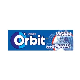   Wrigleys Orbit Winterfrost menta- és mentolízű rágógumi -14g