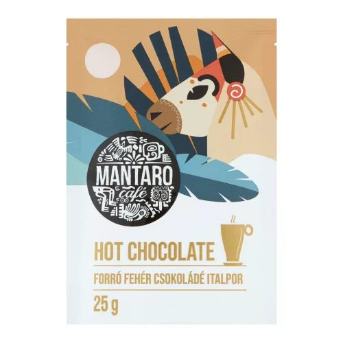 Mantaro Hot Chocolate White forró fehér csokoládés italpor - 25g