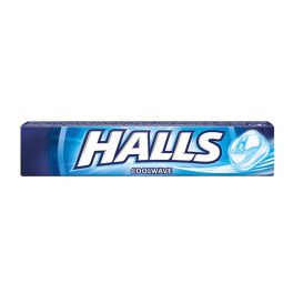   Halls coolwave mentol-eukaliptuszízű, töltetlen keménycukorka - 33,5g