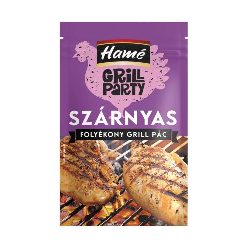 Hamé Grill Party Szárnyas folyékony grill pác - 80g