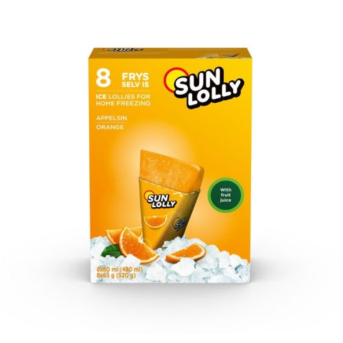 SunLolly narancs ízű jégnyalóka - 480ml