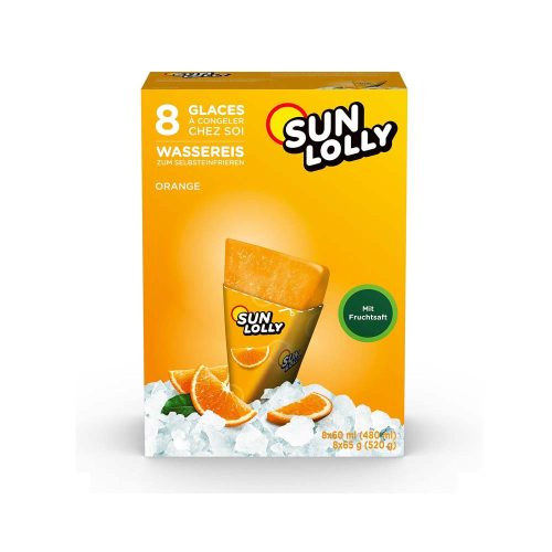 SunLolly narancs ízű jégnyalóka - 480ml